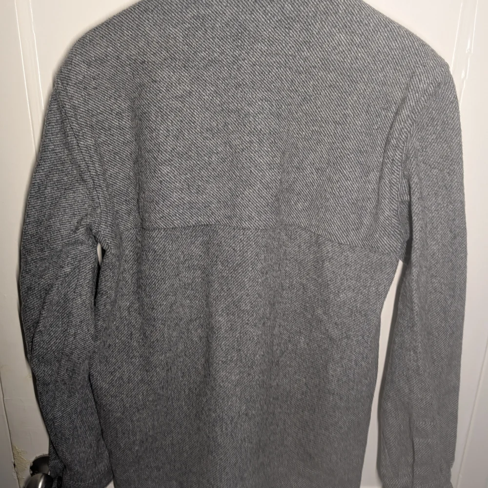 Woolrich Men's Gray Herringbone Shirt Jacket